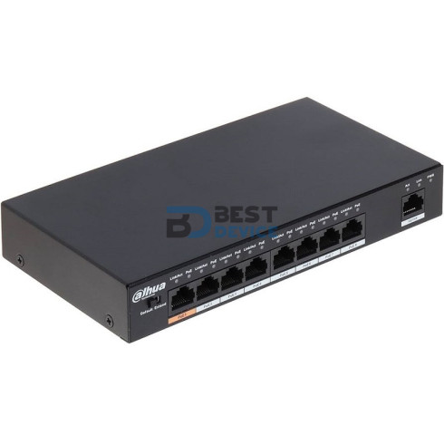 SWITCH DAHUA PFS3009 8 PTOS PoE