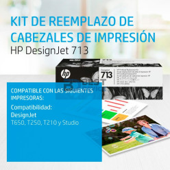 KIT DE RESPUESTO DE CABEZAL DE IMPRESIÓN HP 3ED58A 713