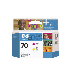 TINTA HP C9404A 70 MATTE NEGRO Y CIAN CABEZAL