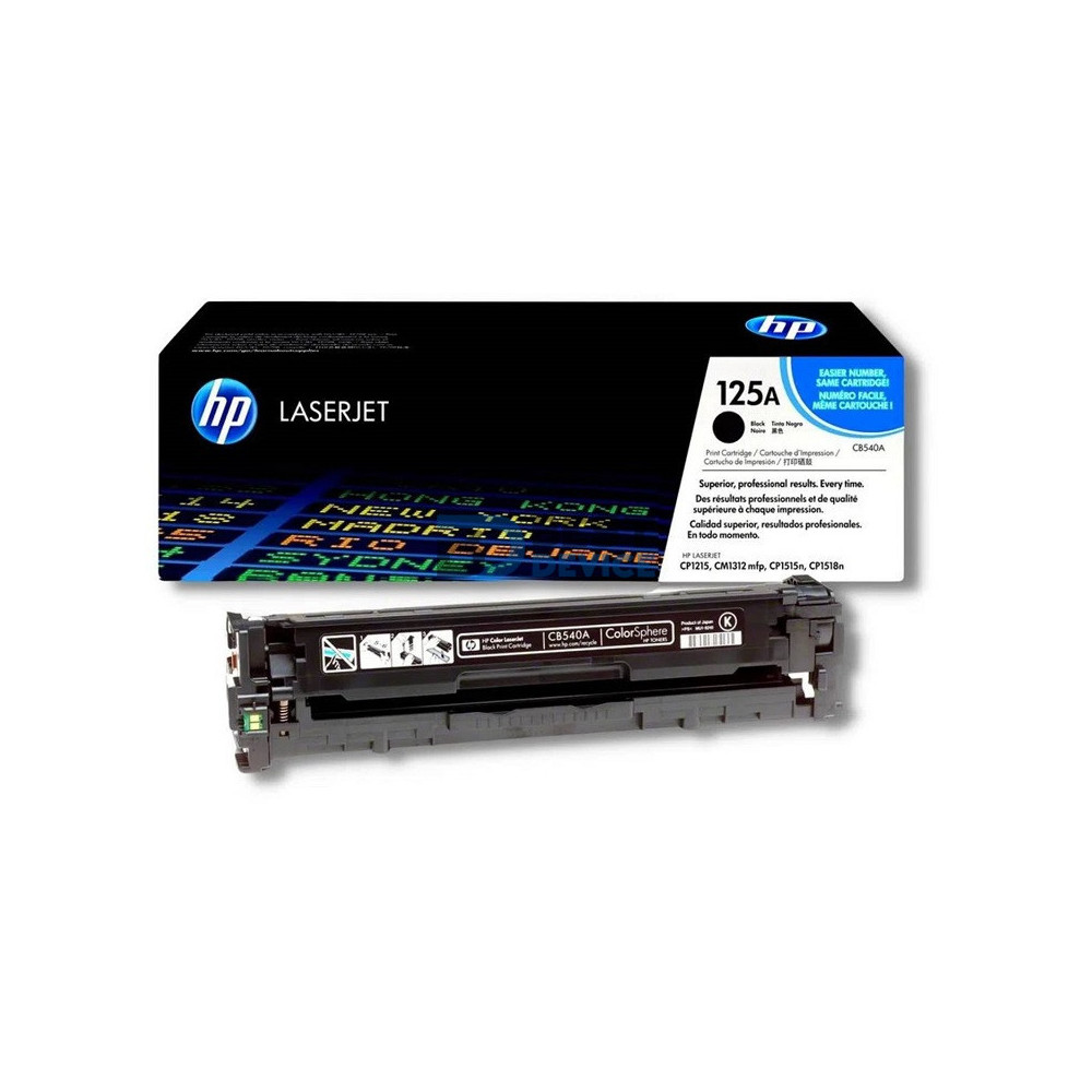 TONER HP CB540A (125A) NEGRO TONER HP CB540A (125A) NEGRO