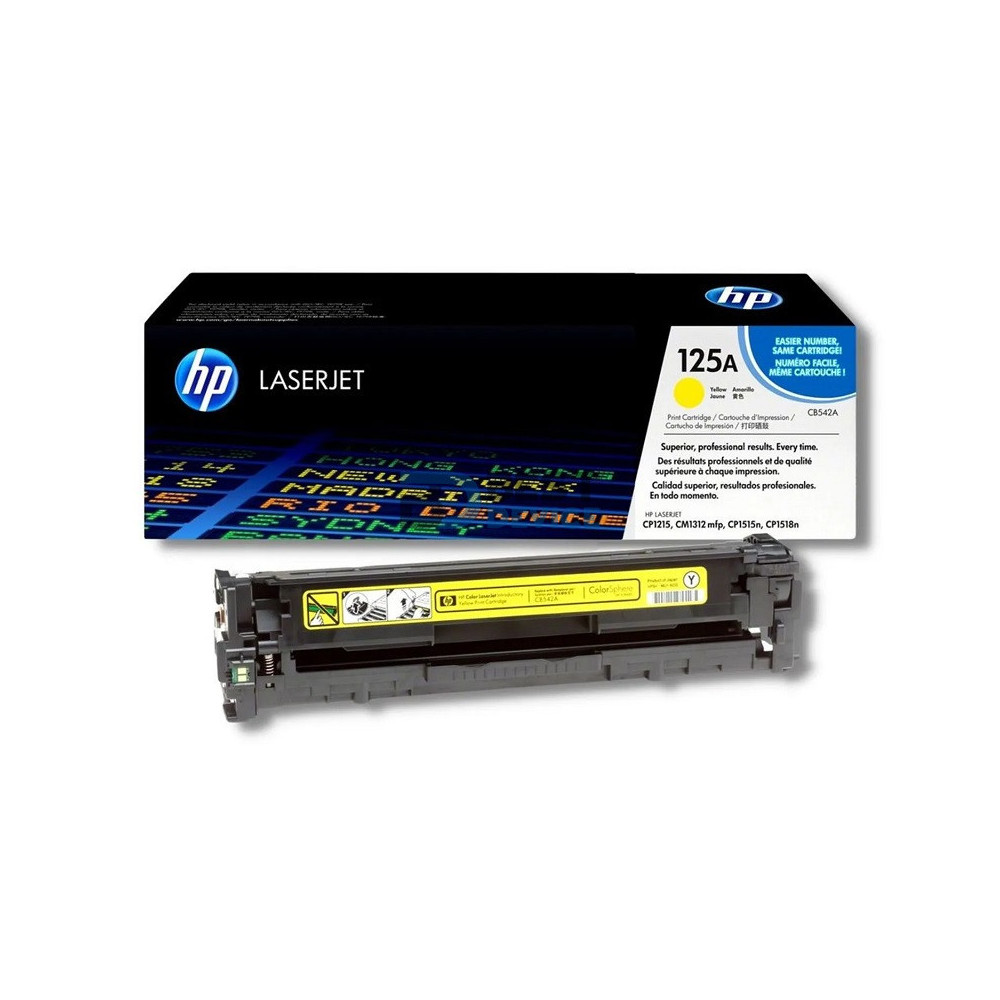 TONER HP CB542A (125A) AMARILLO TONER HP CB542A (125A) AMARILLO