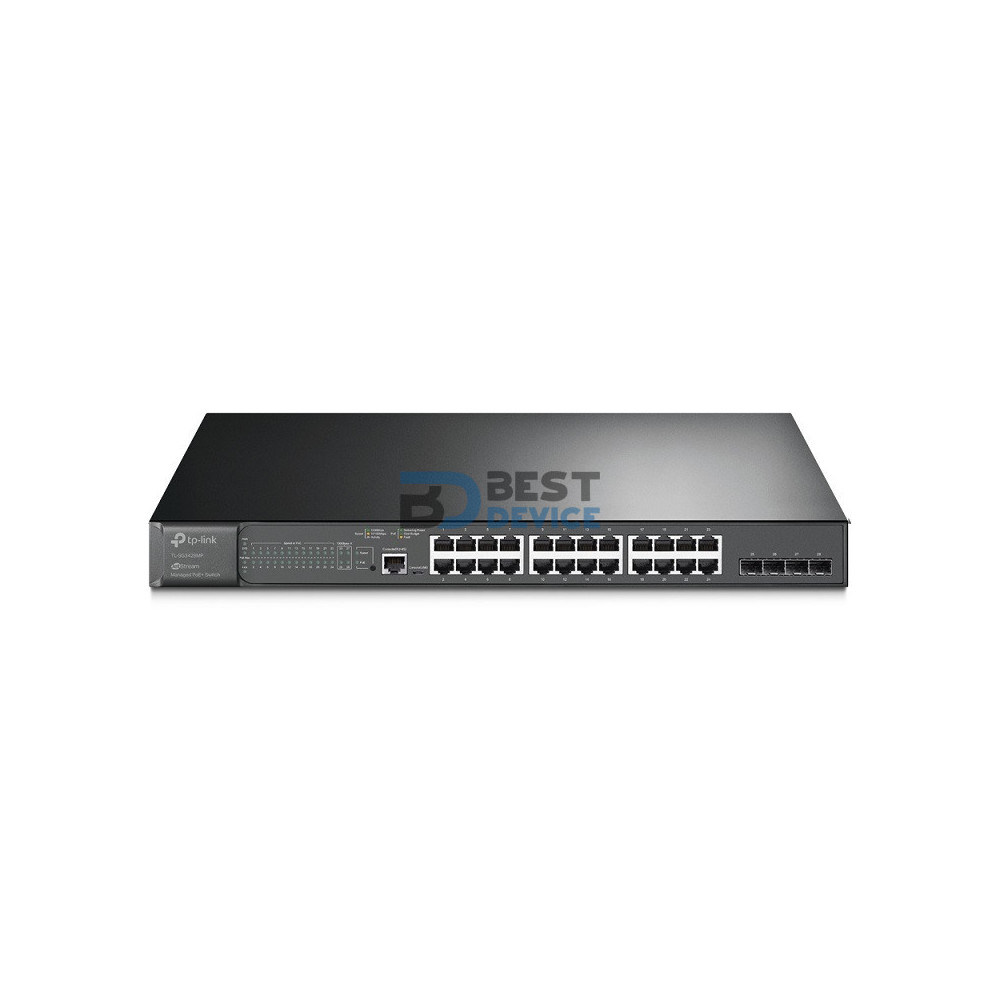 SWITCH TP-LINK 24 G-LAN TL-SG3428MP POE+4SFP 1GB SWITCH TP-LINK 24 G-LAN TL-SG3428MP POE+4SFP 1GB