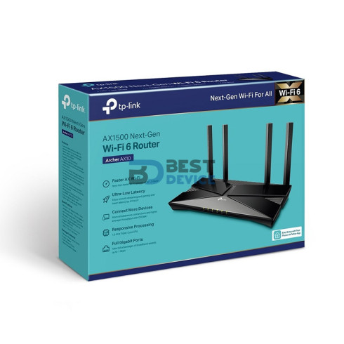 ROUTER TP-LINK W ARCHER AX10 AX1500 WIFI