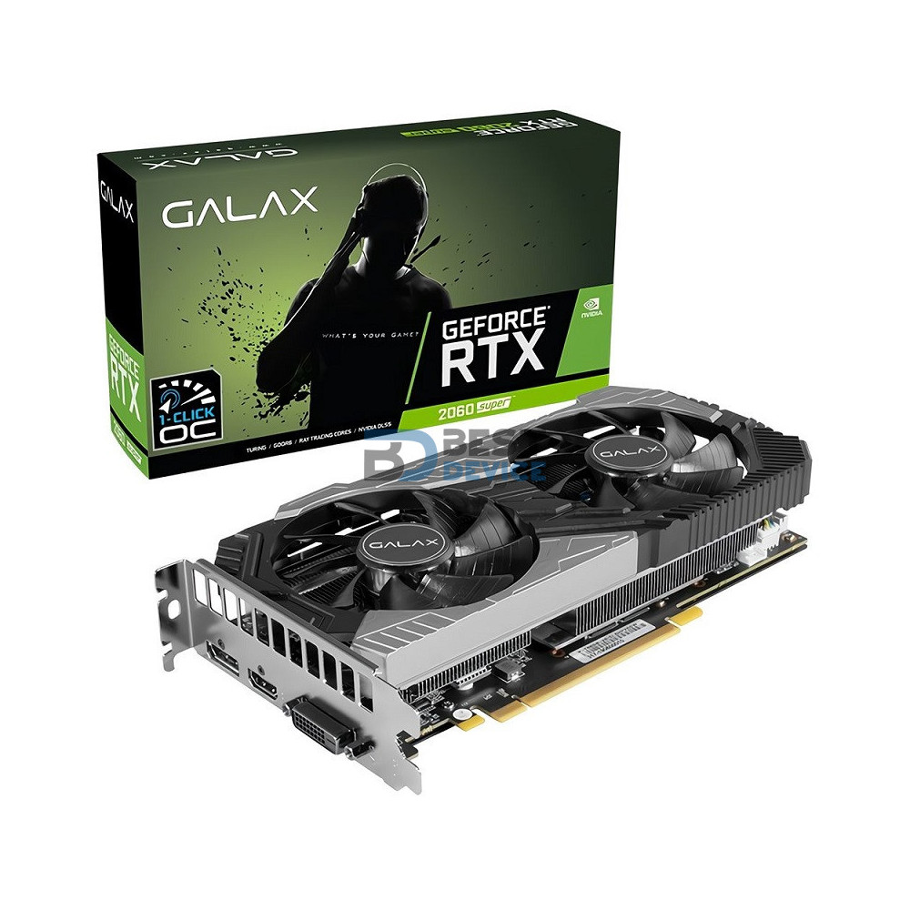 TARJETA GRÁFICA GALAX RTX2060 SUPER PCI-E 8GB/GDDR6/256BIT/DP/ TARJETA GRÁFICA GALAX RTX2060 SUPER PCI-E 8GB/GDDR6/256BIT/DP/