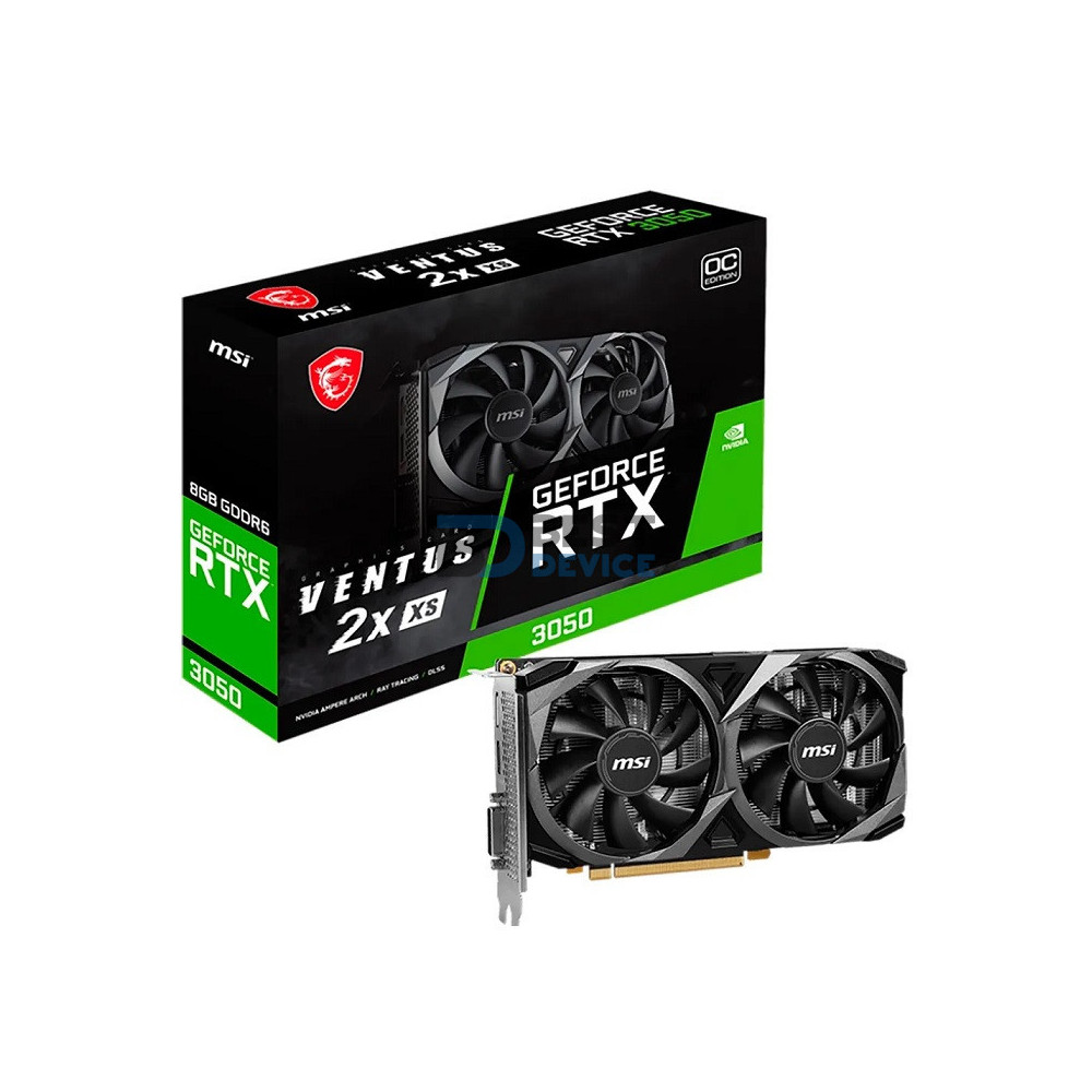 TARJETA GRÁFICA MSI VENTUS RTX3050 8GB 2X XS 912-V809 TARJETA GRÁFICA MSI VENTUS RTX3050 8GB 2X XS 912-V809