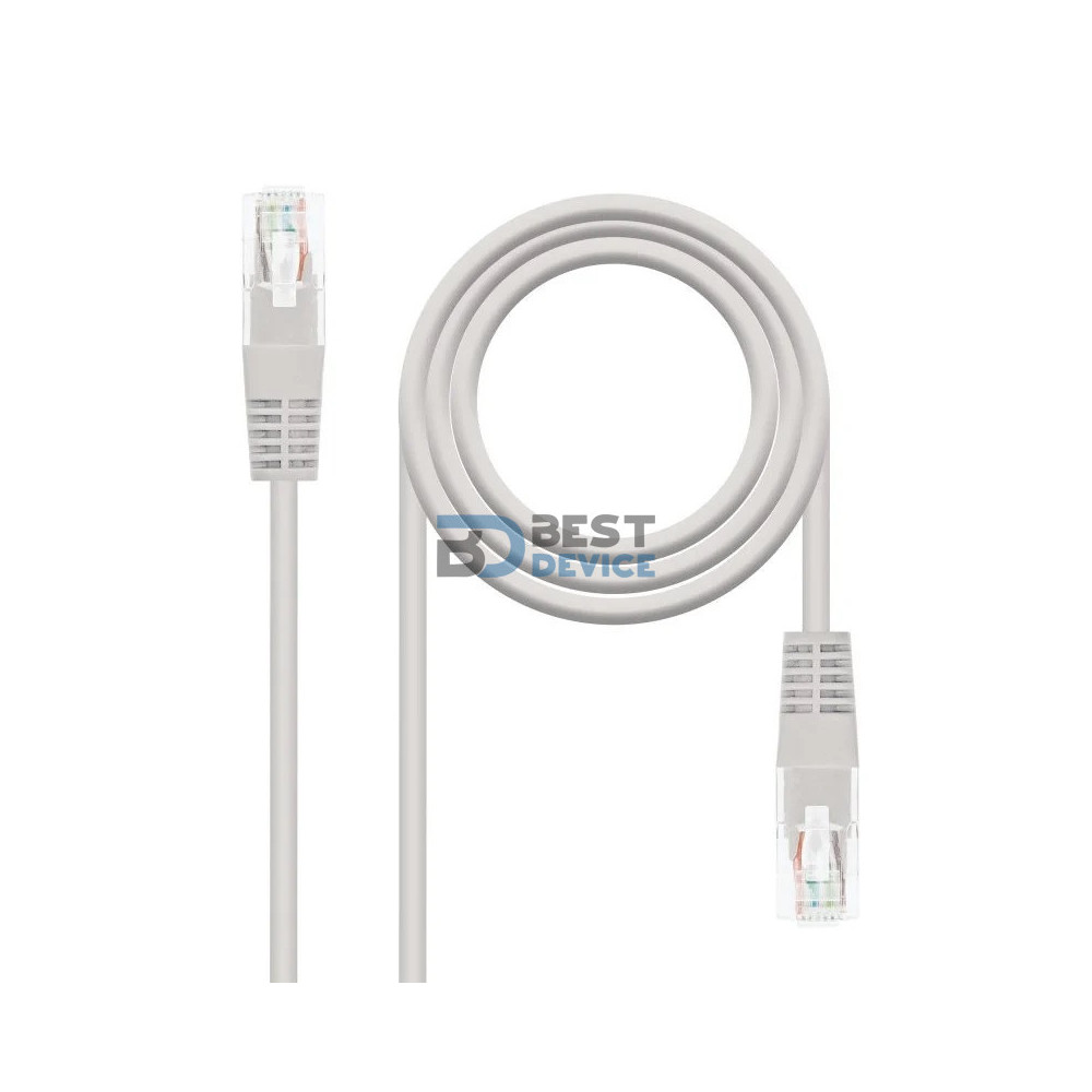 CABLE DE RED CAT5 ARGOMTECH ARG-CB-1502 2M GRIS CABLE DE RED CAT5 ARGOMTECH ARG-CB-1502 2M GRIS