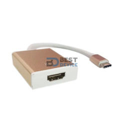 CABLE USB 3.1 TYPO C AGI-1235 A HDMI 4K