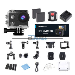 CÁMARA ARGOMTECH ARG-AC-9180BK EPIC CAM80 4K WIFI+ACCESORIOS