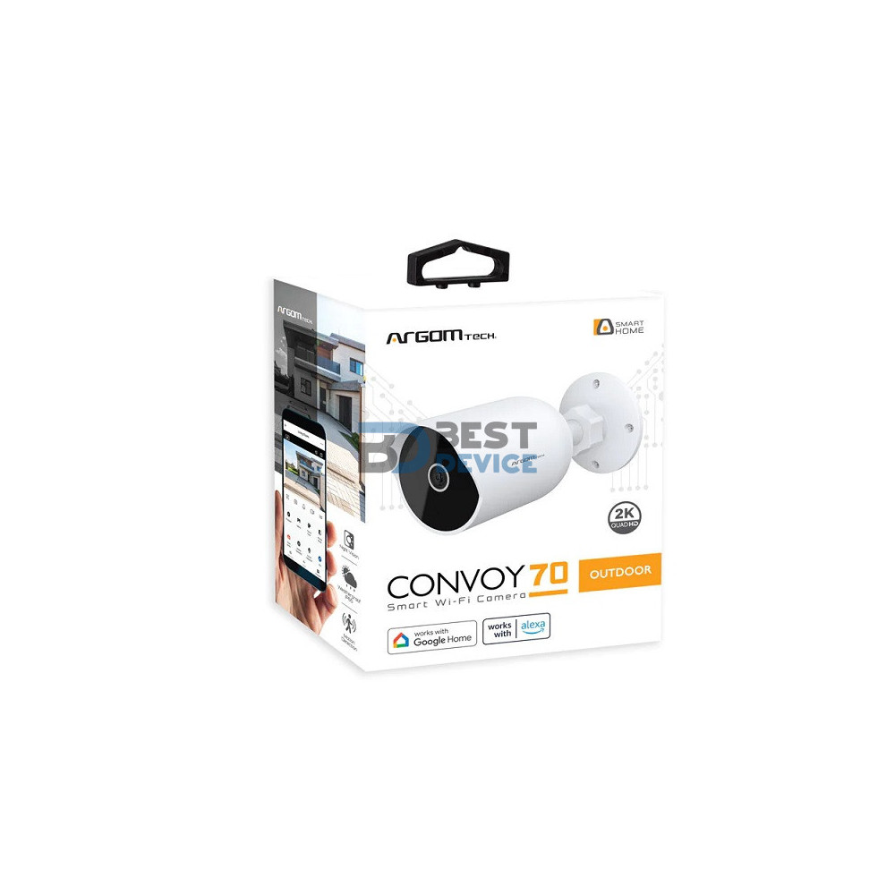 CÁMARA ARGOMTECH ARG-SV-8070WT CONVOY 70 SMART WIFI QHD CÁMARA ARGOMTECH ARG-SV-8070WT CONVOY 70 SMART WIFI QHD