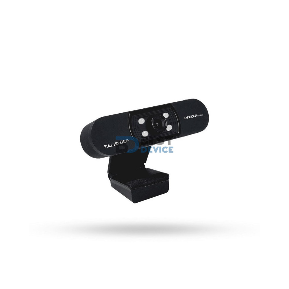 CÁMARA WEB ARGOMTECH ARG-WC-9150BK FULL HD 1080P LED C/MIC CÁMARA WEB ARGOMTECH ARG-WC-9150BK FULL HD 1080P LED C/MIC