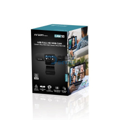 CÁMARA WEB ARGOMTECH ARG-WC-9150BK FULL HD 1080P LED C/MIC