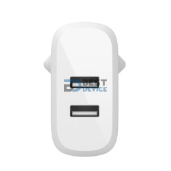 CARGADOR BELKIN DUAL USB+TIPO C WCE001DQ1MWH
