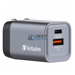 CARGADOR DE PARED VERBATIM GAN DE 35W