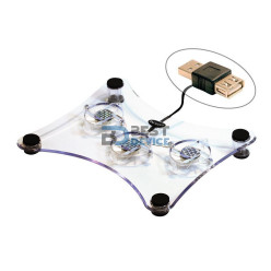 COOLING PAD PARA NOTEBOOK ARGOMTECH ARG-CF-0639 CON 3 VENTILADORES