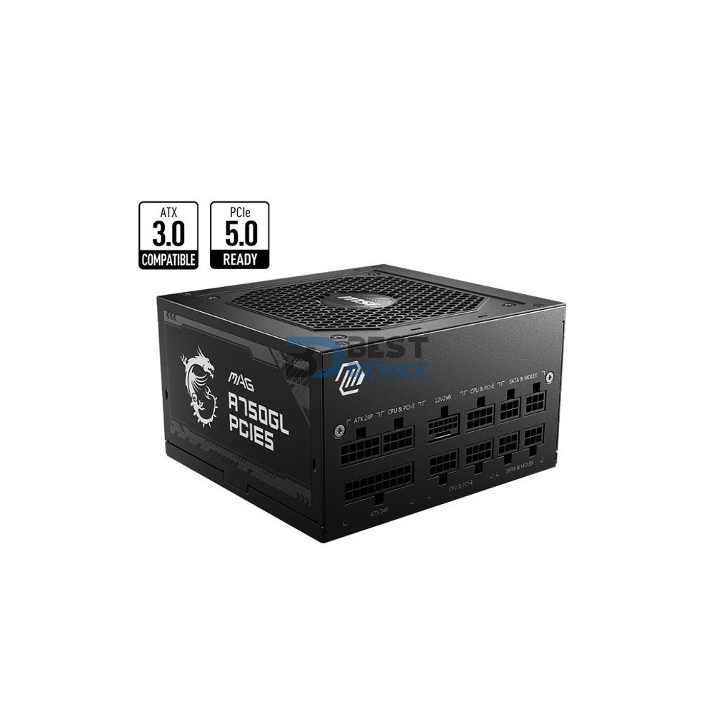 FUENTE MSI MAG A750GL PCIE5 FUENTE MSI MAG A750GL PCIE5