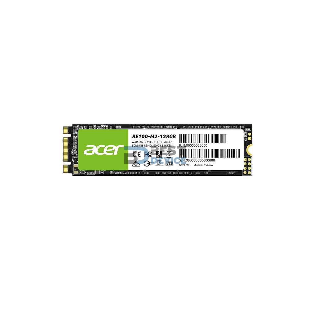 SSD ACER 128GB RE100-M2-128GB M.2 SSD ACER 128GB RE100-M2-128GB M.2