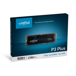 SSD CRUCIAL 500GB P3 PLUS 3D NAND NVMe PCIe M
