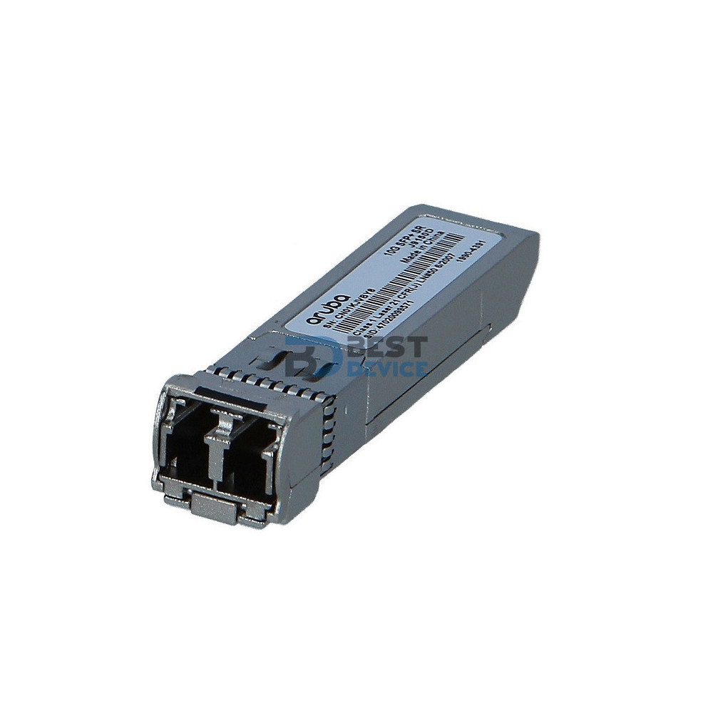 HPE ARUBA 10G SFP+LC SR 300mMMF XCVR (J9150D-L) HPE ARUBA 10G SFP+LC SR 300mMMF XCVR (J9150D-L)