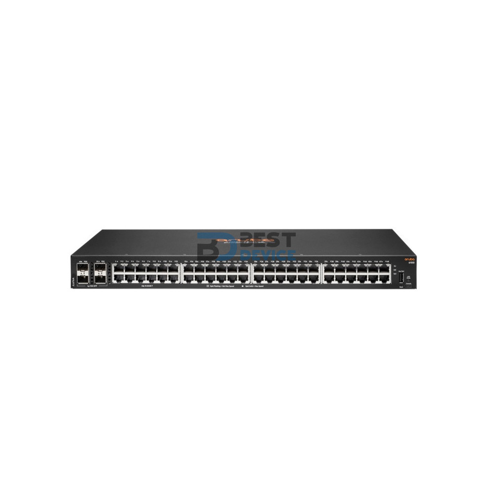 HPE LA ARUBA 6100 48G 4SFP+SWCH (JL676A) HPE LA ARUBA 6100 48G 4SFP+SWCH (JL676A)