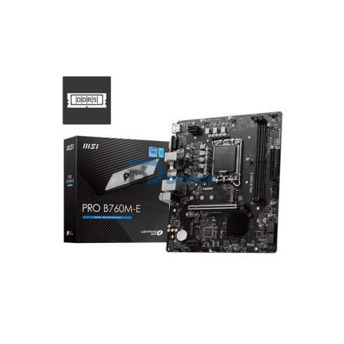 PLACA MADRE MSI PRO B760M-E LGA1700 DDR5