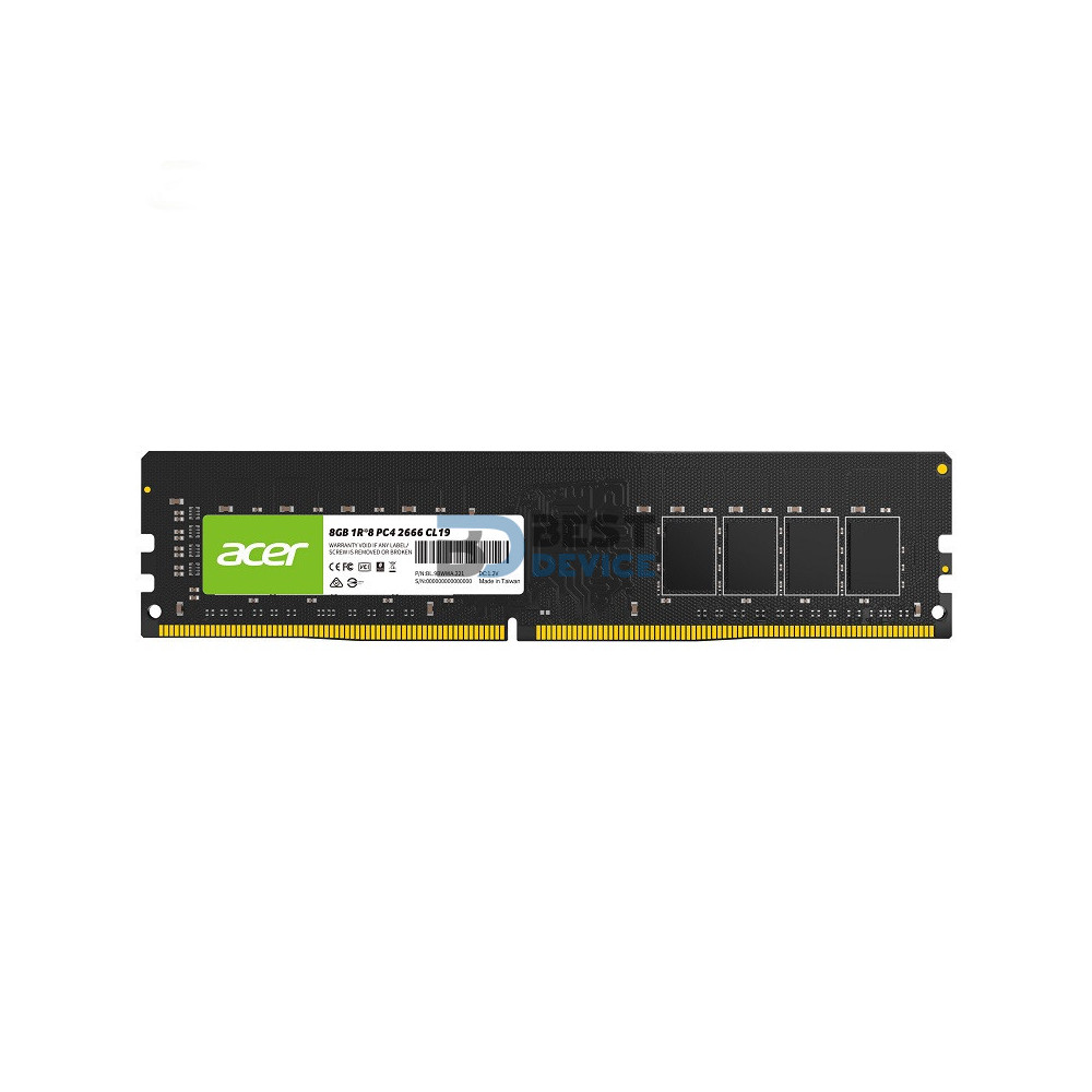 MEMORIA RAM ACER DDR4 8GB 2666 MHZ MEMORIA RAM ACER DDR4 8GB 2666 MHZ
