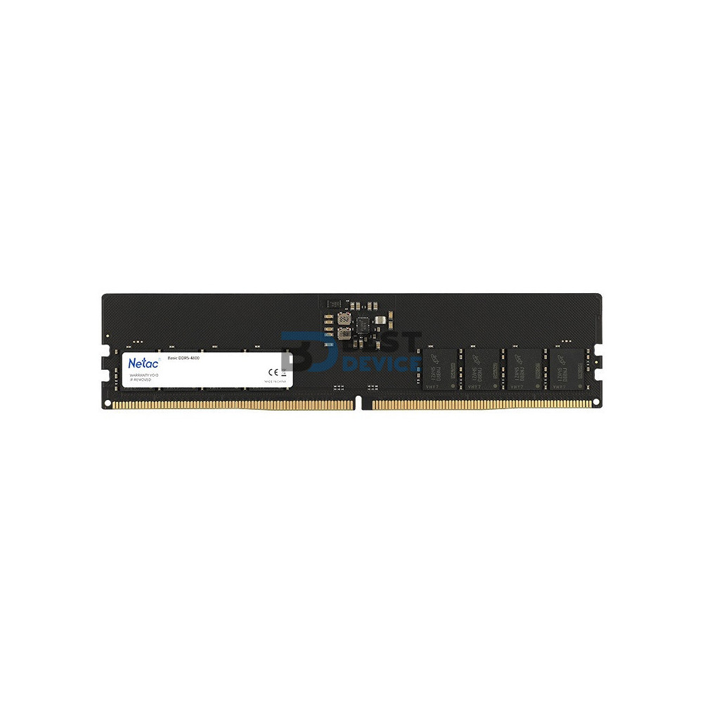 MEMORIA RAM NETAC DDR5 8GB 4800 MHZ BASIC C40 MEMORIA RAM NETAC DDR5 8GB 4800 MHZ BASIC C40