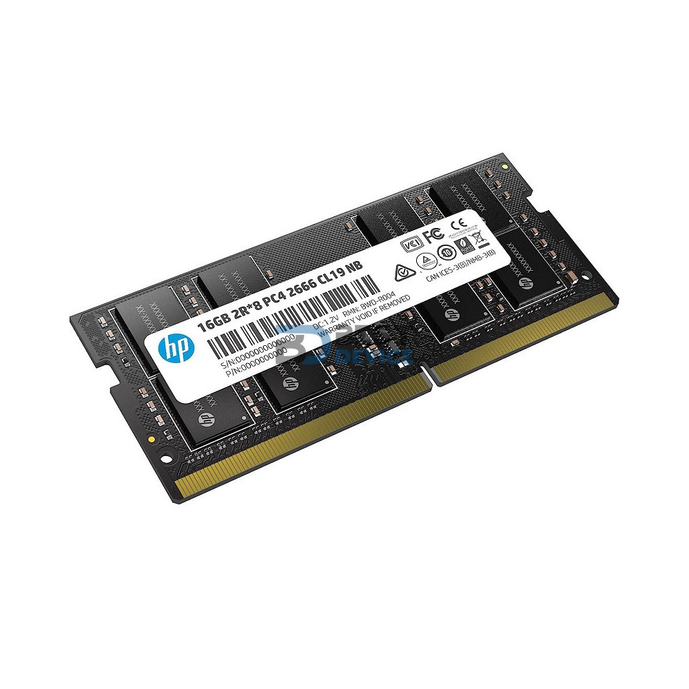 MEMORIA RAM PARA NOTEBOOK DDR4 HP 16GB 2666 MHZ 7EH99AA ABB MEMORIA RAM PARA NOTEBOOK DDR4 HP 16GB 2666 MHZ 7EH99AA ABB