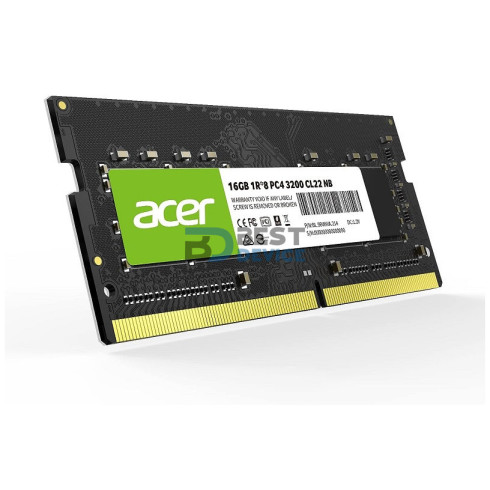 MEMORIA RAM PARA NOTEBOOK DDR4 ACER 16GB 3200 MHZ 