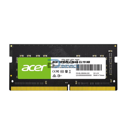MEMORIA RAM PARA NOTEBOOK DDR4 ACER 4GB 2666 MHZ