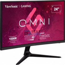 MONITOR GAMER VIEWSONIC 24" VX2418C 165HZ CURVO