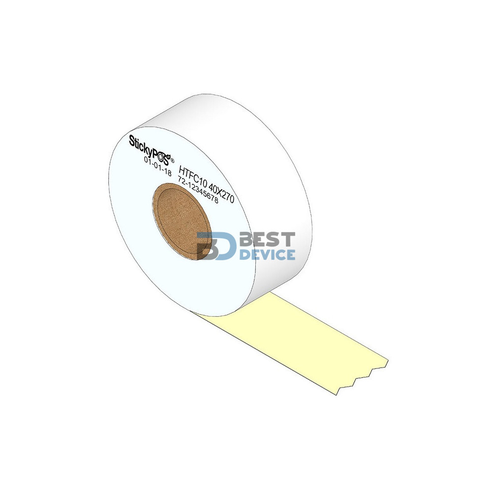 PAPEL STICKY POS HTFC10 40X270 PAPEL STICKY POS HTFC10 40X270