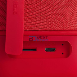 PARLANTE VERBATIM 70225 CUBE BLUETOOTH ROJO