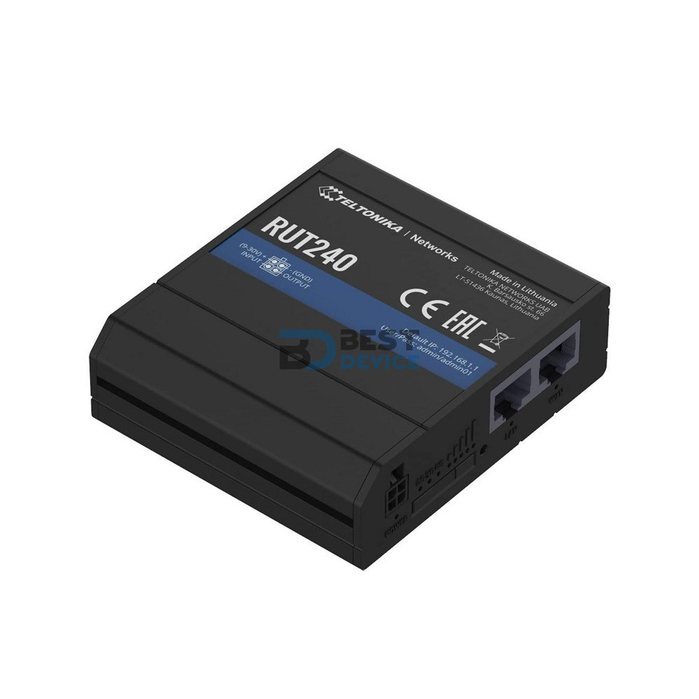 ROUTER CELULAR TELTONIKA RUT240 1SIM ROUTER CELULAR TELTONIKA RUT240 1SIM