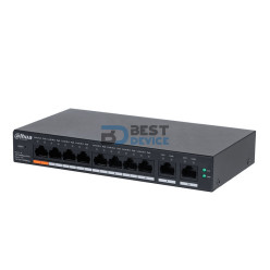 SWITCH DAHUA CS4010-8ET-60 10PTOS/8PTOS POE
