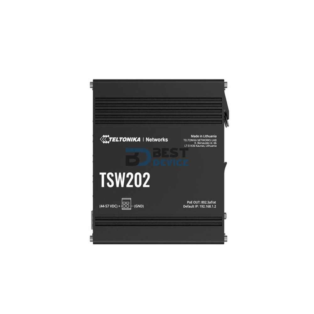 SWITCH TELTONIKA TSW202 MANAGED POE+& SFP 8P