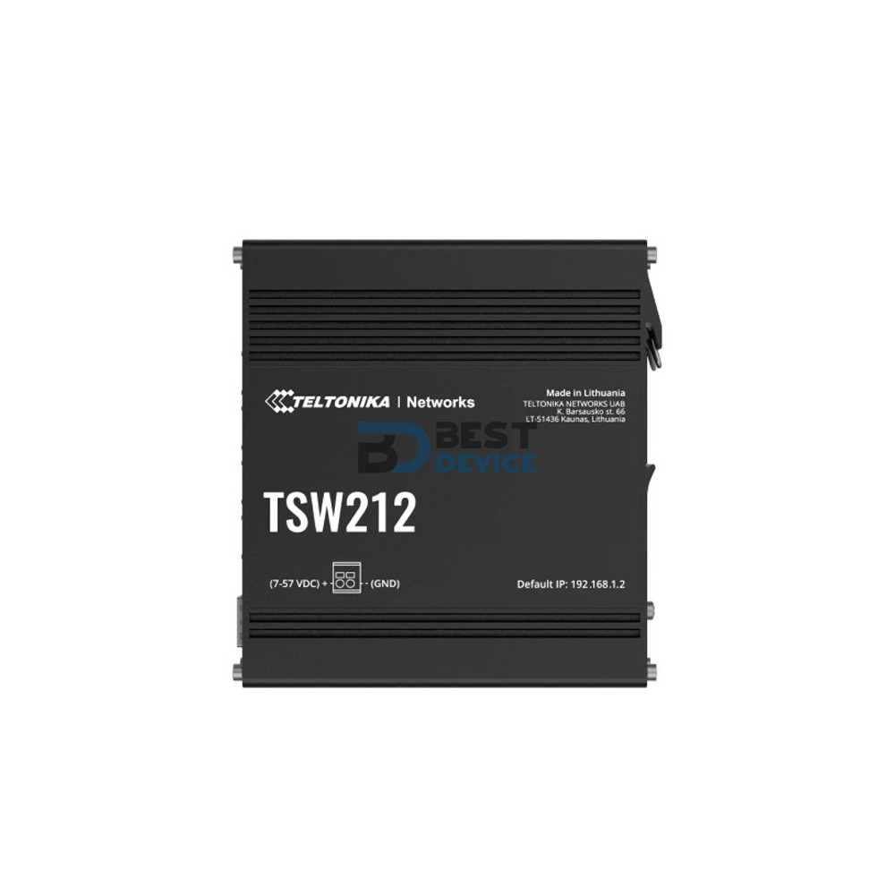 SWITCH TELTONIKA TSW212 MANAGED ETHERNET & SFP 8P SWITCH TELTONIKA TSW212 MANAGED ETHERNET & SFP 8P