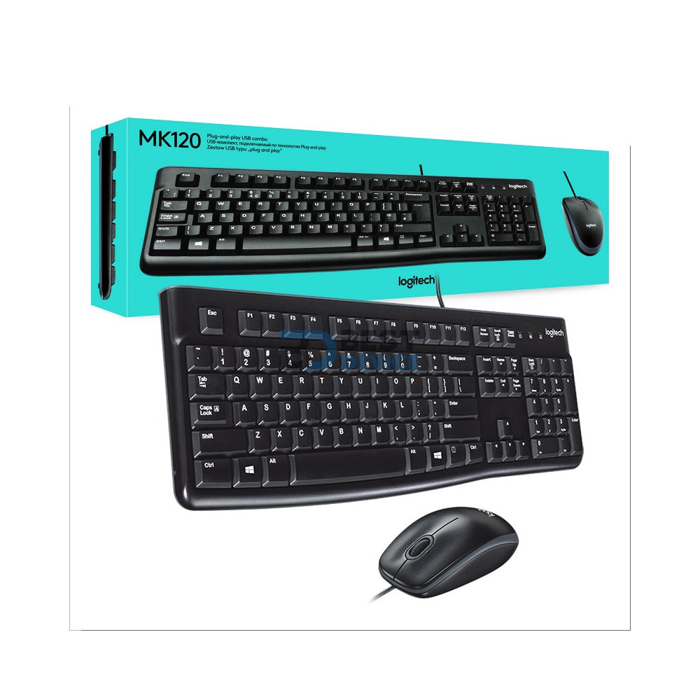 TECLADO LOGITECH 920-004428 MK120 COMBO TECLADO LOGITECH 920-004428 MK120 COMBO