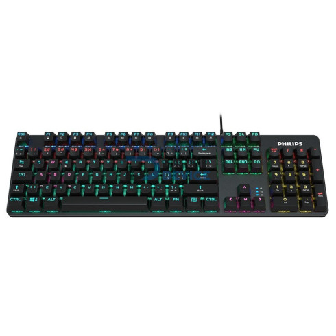 TECLADO GAMER PHILIPS G401 MOMENTUM MECANICO RGB