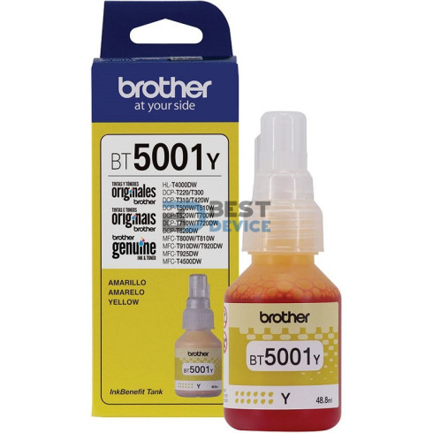 TINTA BROTHER BT5001Y YE(T220/T420/T720/T820/T4500
