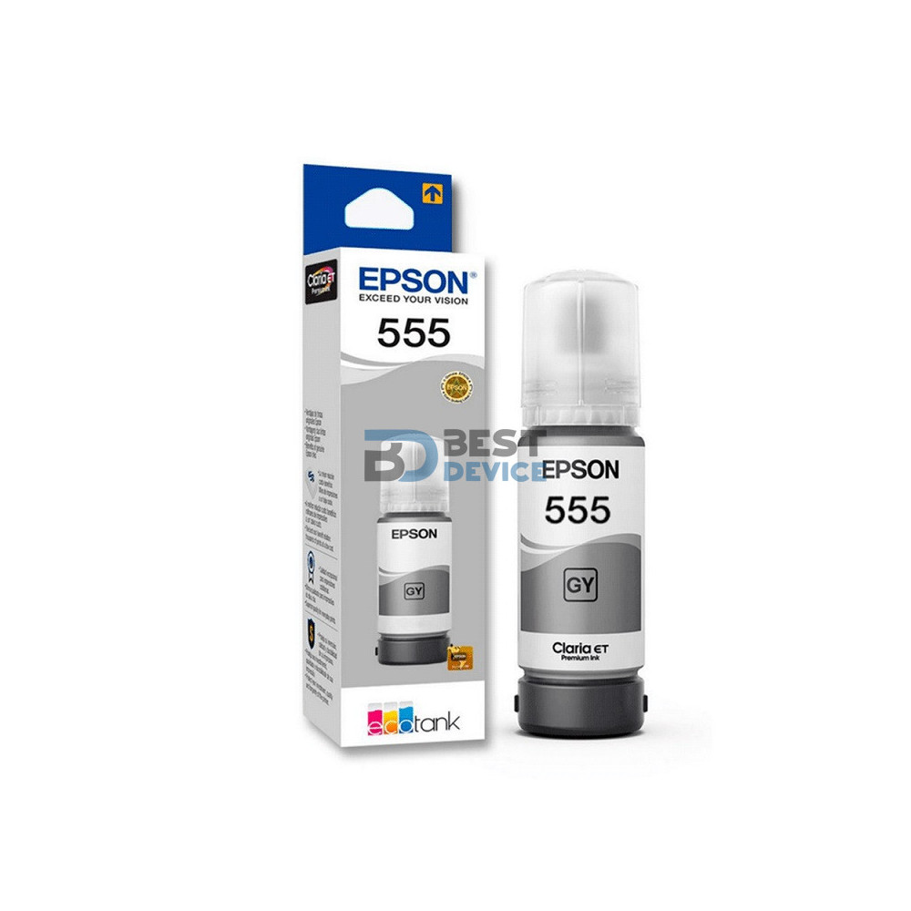 TINTA EPSON L8180 T555520-AL GRIS TINTA EPSON L8180 T555520-AL GRIS