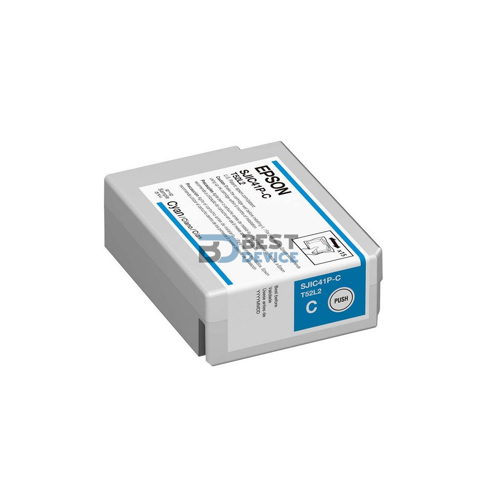 TINTA EPSON SJIC41P C13T52L220 CYAN (C4000) TINTA EPSON SJIC41P C13T52L220 CYAN (C4000)