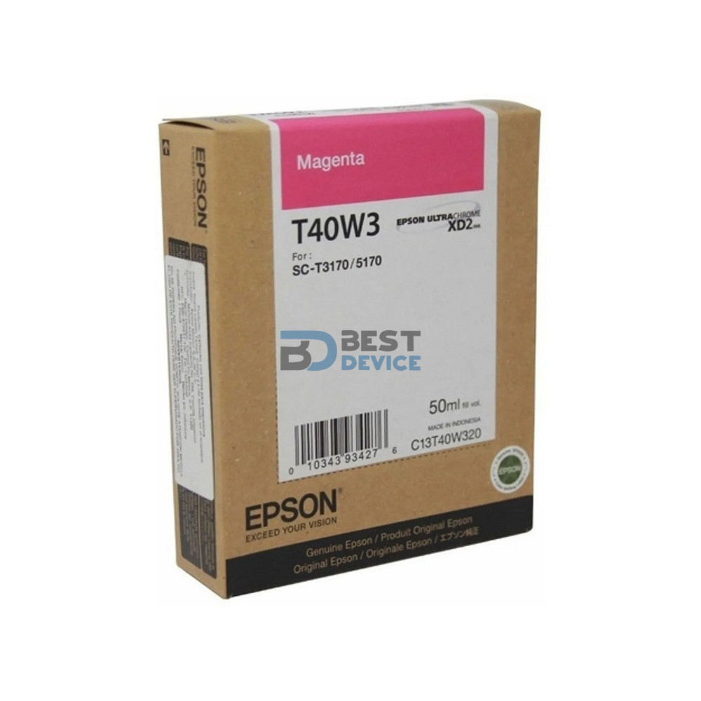 TINTA EPSON T40W320 MAGENTA ULTRACHROME (T3170) TINTA EPSON T40W320 MAGENTA ULTRACHROME (T3170)
