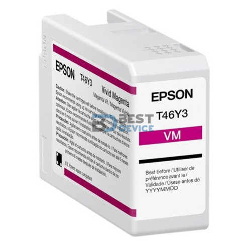 TINTA EPSON T46Y300 ULTRACHROME PRO 10 T46Y VIVID MAGENTA 50 ML