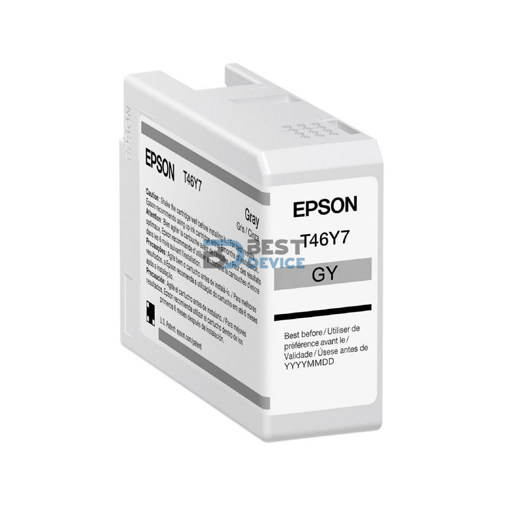 TINTA EPSON T46Y700 ULTRACHROME PRO 10 GRAY 50 ML TINTA EPSON T46Y700 ULTRACHROME PRO 10 GRAY 50 ML