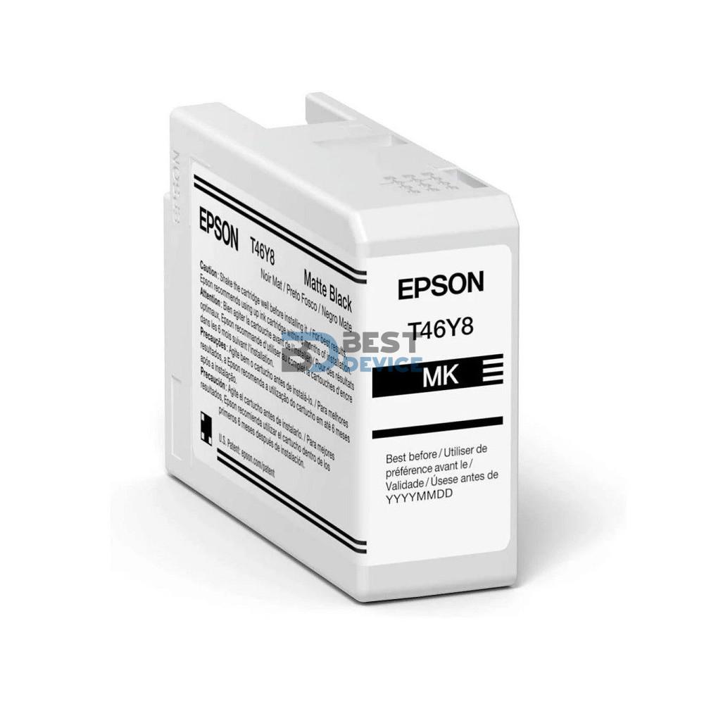 TINTA EPSON T46Y800 ULTRACHROME PRO 10 NEGRO MATTE 50 ML TINTA EPSON T46Y800 ULTRACHROME PRO 10 NEGRO MATTE 50 ML