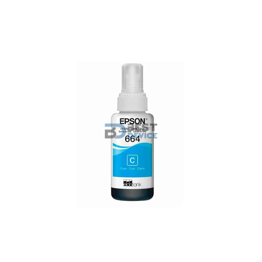 TINTA EPSON T664220 L210/365/555 CYAN TINTA EPSON T664220 L210/365/555 CYAN