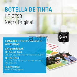 TINTA HP GT53 1VV22AL NEGRO