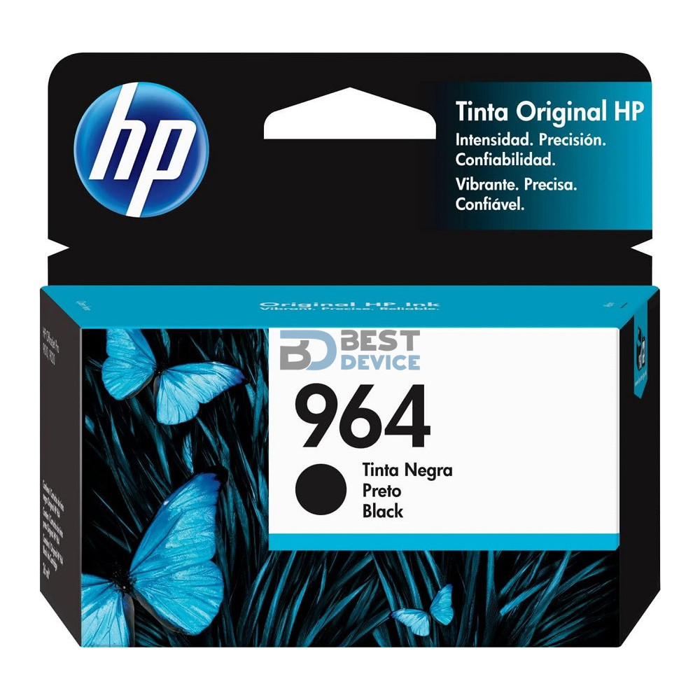 TINTA HP 3JA53AL 964 NEGRO (9010-9020) TINTA HP 3JA53AL 964 NEGRO (9010-9020)