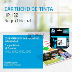 TINTA HP CH561HL 122 NEGRA