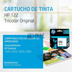 TINTA HP CH562HL 122 COLOR